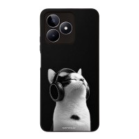 Θήκη Sonique Men's Edition Series για Realme C51 / Realme C53 / Realme Note 50 4G Audio Kitten - White