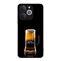 Θήκη Sonique Men's Edition Series για Realme Note 70T 4G One Beer, Please