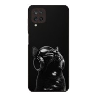 Θήκη Sonique Men's Edition για Samsung Galaxy A12 Audio Kitten - Black