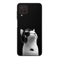 Θήκη Sonique Men's Edition για Samsung Galaxy A12 Audio Kitten - White