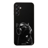 Θήκη Sonique Men's Edition για Samsung Galaxy A14 4G / Galaxy A14 5G Audio Kitten - Black