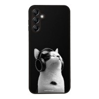 Θήκη Sonique Men's Edition για Samsung Galaxy A14 4G / Galaxy A14 5G Audio Kitten - White