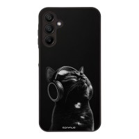 Θήκη Sonique Men's Edition για Samsung Galaxy A15 4G / Galaxy A15 5G Audio Kitten - Black