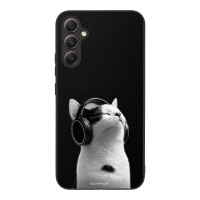 Θήκη Sonique Men's Edition για Samsung Galaxy A34 5G Audio Kitten - White