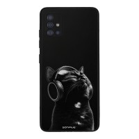 Θήκη Sonique Men's Edition για Samsung Galaxy A51 Audio Kitten - Black