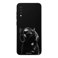 Θήκη Sonique Men's Edition για Samsung Galaxy A70/A70s Audio Kitten - Black