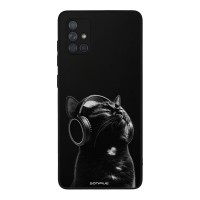 Θήκη Sonique Men's Edition για Samsung Galaxy A71 Audio Kitten - Black