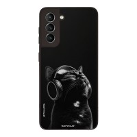 Θήκη Sonique Men's Edition για Samsung Galaxy S21 Audio Kitten - Black