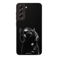 Θήκη Sonique Men's Edition για Samsung Galaxy S21 FE Audio Kitten - Black