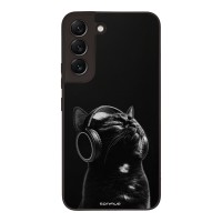 Θήκη Sonique Men's Edition για Samsung Galaxy S22 Audio Kitten - Black