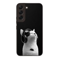 Θήκη Sonique Men's Edition για Samsung Galaxy S22 Audio Kitten - White
