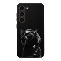 Θήκη Sonique Men's Edition για Samsung Galaxy S23 Audio Kitten - Black