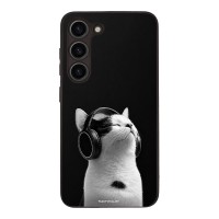Θήκη Sonique Men's Edition για Samsung Galaxy S23 Audio Kitten - White