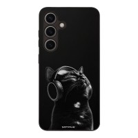 Θήκη Sonique Men's Edition για Samsung Galaxy S24 Audio Kitten - Black