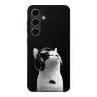 Θήκη Sonique Men's Edition για Samsung Galaxy S24 Audio Kitten - White