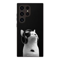 Θήκη Sonique Men's Edition για Samsung Galaxy S24 Ultra Audio Kitten - White