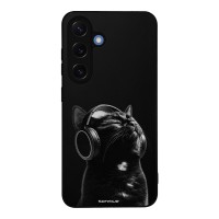 Θήκη Sonique Men's Edition για Samsung Galaxy S25 Audio Kitten - Black