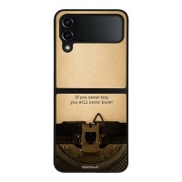Θήκη Sonique Men's Edition για Samsung Galaxy Z Flip 4 Old Letter