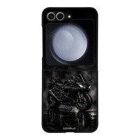 Θήκη Sonique Men's Edition για Samsung Galaxy Z Flip 6 / Galaxy Z Flip 7 FE 5G Black Ride