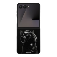 Θήκη Sonique Men's Edition για Samsung Galaxy Z Flip 7 Audio Kitten - Black