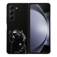 Θήκη Sonique Men's Edition για Samsung Galaxy Z Fold 5 Audio Kitten - Black