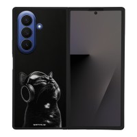 Θήκη Sonique Men's Edition για Samsung Galaxy Z Fold 7 Audio Kitten - Black