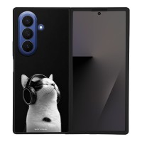Θήκη Sonique Men's Edition για Samsung Galaxy Z Fold 7 Audio Kitten - White