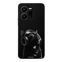 Θήκη Sonique Men's Edition για VIVO Y35 4G / VIVO Y22 / VIVO Y22S Audio Kitten - Black