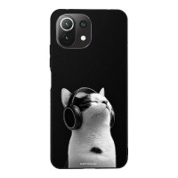 Θήκη Sonique Men's Edition για Xiaomi Mi 11 Lite 4G / Mi 11 Lite 5G Audio Kitten - White