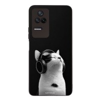 Θήκη Sonique Men's Edition για Xiaomi Poco F4 5G Audio Kitten - White