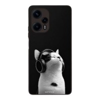 Θήκη Sonique Men's Edition για Xiaomi Poco F5 5G Audio Kitten - White