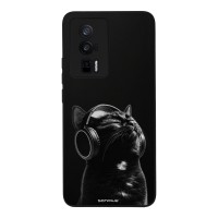 Θήκη Sonique Men's Edition για Xiaomi Poco F5 Pro 5G Audio Kitten - Black