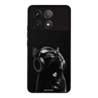 Θήκη Sonique Men's Edition για Xiaomi Poco F6 Pro 5G Audio Kitten - Black
