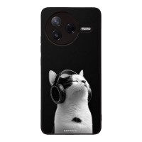 Θήκη Sonique Men's Edition για Xiaomi Poco F7 Pro 5G Audio Kitten - White