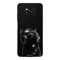 Θήκη Sonique Men's Edition για Xiaomi Poco X3 NFC / Poco X3 Pro Audio Kitten - Black