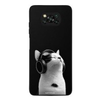 Θήκη Sonique Men's Edition για Xiaomi Poco X3 NFC / Poco X3 Pro Audio Kitten - White