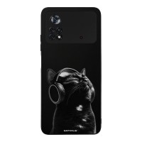 Θήκη Sonique Men's Edition για Xiaomi Poco X4 Pro 5G Audio Kitten - Black