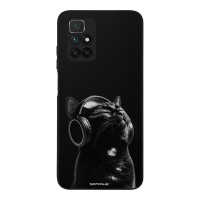 Θήκη Sonique Men's Edition για Xiaomi Redmi 10 / Redmi 10 2022 Audio Kitten - Black