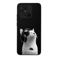 Θήκη Sonique Men's Edition για Xiaomi Redmi 10C Audio Kitten - White