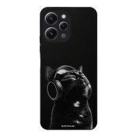 Θήκη Sonique Men's Edition για Xiaomi Redmi 12 4G / Redmi 12 5G Audio Kitten - Black