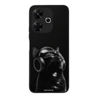 Θήκη Sonique Men's Edition για Xiaomi Redmi 13 4G / Poco M6 4G Audio Kitten - Black