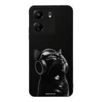 Θήκη Sonique Men's Edition για Xiaomi Redmi 13C 4G / Poco C65 4G Audio Kitten - Black