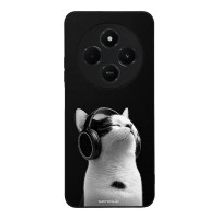 Θήκη Sonique Men's Edition για Xiaomi Redmi 14C 4G / Poco C75 4G / Redmi A4 5G Audio Kitten - White