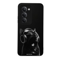 Θήκη Sonique Men's Edition για Xiaomi Redmi 15 4G / Redmi 15 5G Audio Kitten - Black