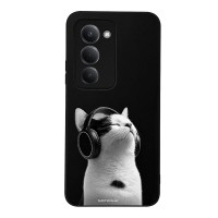 Θήκη Sonique Men's Edition για Xiaomi Redmi 15 4G / Redmi 15 5G Audio Kitten - White