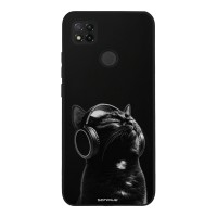 Θήκη Sonique Men's Edition για Xiaomi Redmi 9C / Redmi 10A Audio Kitten - Black