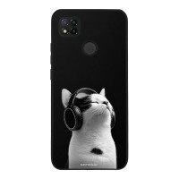 Θήκη Sonique Men's Edition για Xiaomi Redmi 9C / Redmi 10A Audio Kitten - White