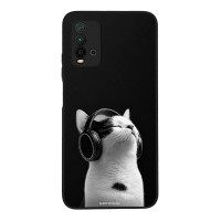 Θήκη Sonique Men's Edition για Xiaomi Redmi 9T Audio Kitten - White