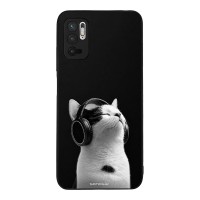 Θήκη Sonique Men's Edition για Xiaomi Redmi Note 10 5G / Poco M3 Pro 5G Audio Kitten - White