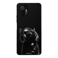 Θήκη Sonique Men's Edition για Xiaomi Redmi Note 10 Pro Audio Kitten - Black